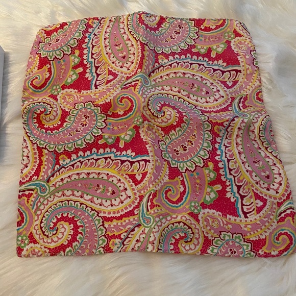 Vera Bradley Baekgaard Capri melon pocket square - Picture 2 of 3